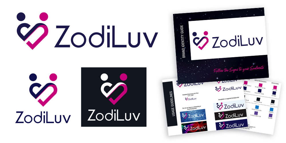iQbranding Portfolio - Identity - Zodiluv Logo
