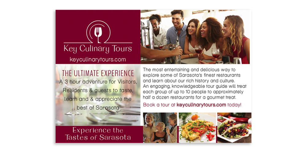 iQbranding Portfolio - Advertising - Key Culinary Tours