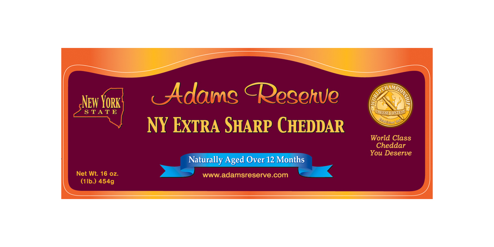 iQbranding Portfolio - Packaging - Adams Reserve Cheddar